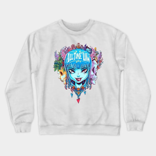 All time low Crewneck Sweatshirt by francoviglino